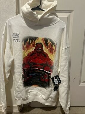 Darc Sport Hulk Pierce White Hoodie